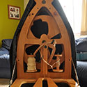 Joy Single-treadle wheel with carry bag Joy Single-treadle wheel with carry bag