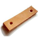 Leather con-rod (treadle) joint