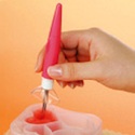 Clover pen-style needle felting tool