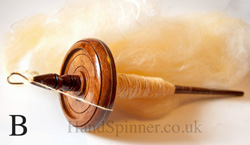 Top-whorl drop spindles - Rosewood